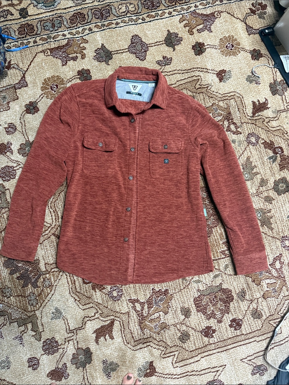 Visalia ECO-ZY LS POLAR FLANNEL long sleeve shirt small